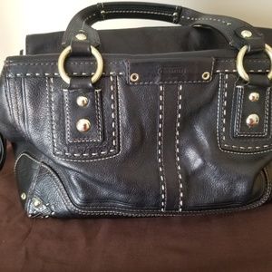 Coach Andrea Leather Satchel